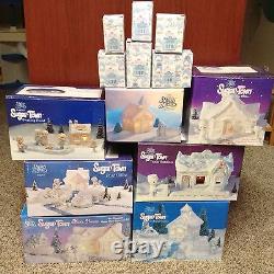 $ Precious Moments Sugar Town Seven Complete Sets Collectable Christmas