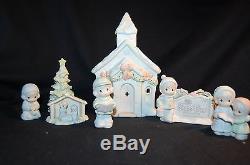 Precious Moments Sugar Town Seven Complete Sets Collectable Christmas