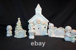 $ Precious Moments Sugar Town Seven Complete Sets Collectable Christmas