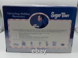 Precious Moments Sugar Town Skating Pond Complete 7 PC Collector Set 2 BONUS PCS