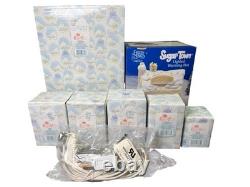 Precious Moments Sugar Town Skating Pond Complete 7 PC Collector Set BRAND NEW