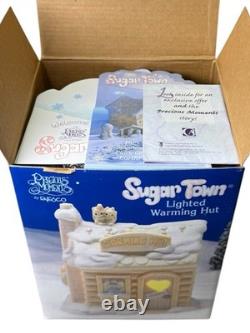 Precious Moments Sugar Town Skating Pond Complete 7 PC Collector Set BRAND NEW