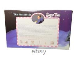 Precious Moments Sugar Town Train Station 6 Pc Set Enesco 1995 BRANDNEW