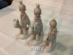 Precious Moments THEY FOLLOWED THE STAR E-5624 NATIVITY Wisemen on Camels No Box