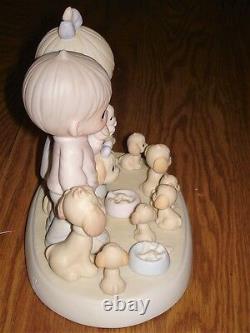 Precious Moments The Good Lord Has Blessed Us Tenfold Figurine withBox #114022