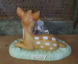 Precious Moments The Joys Of Life So Happy Together Bambi Thumper Disney 142707