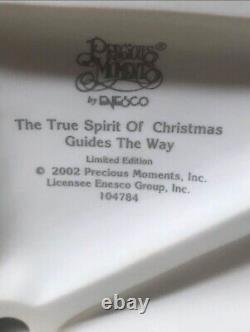 Precious Moments The True Spirit Of Christmas Guides The Way 104784 In Box Vtg