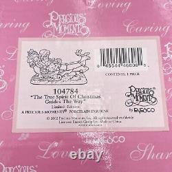 Precious Moments The True Spirit Of Christmas Guides The Way 104784 In Box Vtg