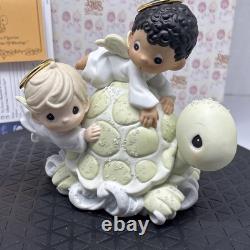 Precious Moments There Shall Be Fountains Of Blessings In Box Signed By Sam B
