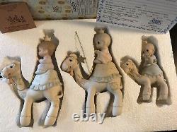 Precious Moments They Followed The Star 3 Wise Men Camels Nativity Set Mini