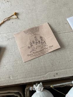 Precious Moments They Followed The Star. NRFB 3 piece Jonathan and David 1981