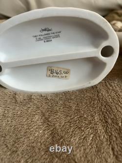 Precious Moments They Followed The Star. NRFB 3 piece Jonathan and David 1981