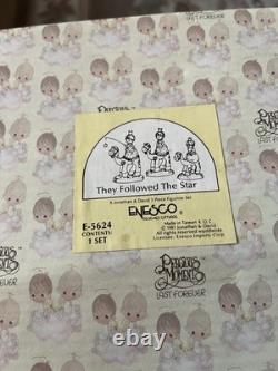 Precious Moments They Followed The Star. NRFB 3 piece Jonathan and David 1981