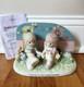 Precious Moments Together We Are Happy Campers Bisque Porcelain Figure Limited