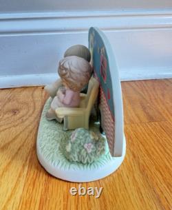 Precious Moments Together We Are Happy Campers Bisque Porcelain Figure Limited