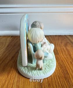 Precious Moments Together We Are Happy Campers Bisque Porcelain Figure Limited