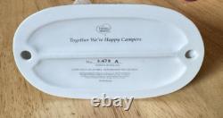Precious Moments Together We Are Happy Campers Bisque Porcelain Figure Limited