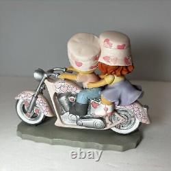 Precious Moments Two For The Road Series LOT of 7 FigurinesMotorcycles Love