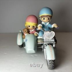 Precious Moments Two For The Road Series LOT of 7 FigurinesMotorcycles Love
