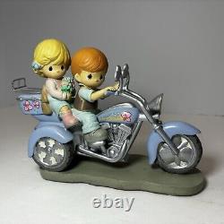 Precious Moments Two For The Road Series LOT of 7 FigurinesMotorcycles Love