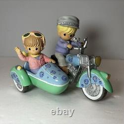 Precious Moments Two For The Road Series LOT of 7 FigurinesMotorcycles Love