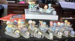 Precious Moments Two For The Road Series LOT of 9 FigurinesMotorcycles Love