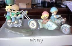 Precious Moments Two For The Road Series LOT of 9 FigurinesMotorcycles Love