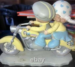 Precious Moments Two For The Road Series LOT of 9 FigurinesMotorcycles Love
