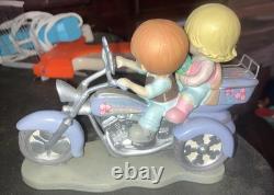 Precious Moments Two For The Road Series LOT of 9 FigurinesMotorcycles Love