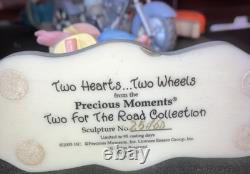 Precious Moments Two For The Road Series LOT of 9 FigurinesMotorcycles Love