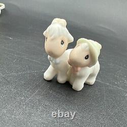 Precious Moments Two by Two Noah's Ark 11 Piece Set. Working Complete Set