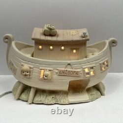 Precious Moments Two by Two Noah's Ark Nightlight withELEVEN Figurines LIONS Mint