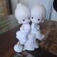 Precious Moments Vintage Figurine Love One Another E-1376 No Box Rare Piece