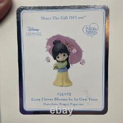 Precious Moments Walt Disney 154013 Mulan Every Flower Blooms In It's Own Time