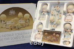 Precious Moments We Gather Together To Ask The Lord's Blessing Set 109762 MIB