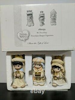 Precious Moments We Three Kings Porcelain Bisque Figurines #181052