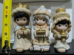 Precious Moments We Three Kings Porcelain Bisque Figurines #181052