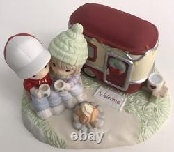 Precious Moments Wishing You A Merry Camper Christmas 221035 Couple Camping NEW