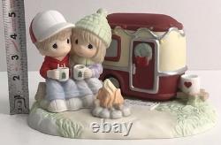 Precious Moments Wishing You A Merry Camper Christmas 221035 Couple Camping NEW