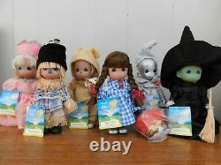 Precious Moments Wizard Of Oz Doll Collection Set of 6 NEW