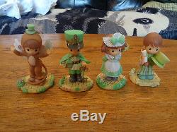 Precious Moments Wizard Of Oz Figurines Emerald City Yellow Brick Road 15 Pc Set