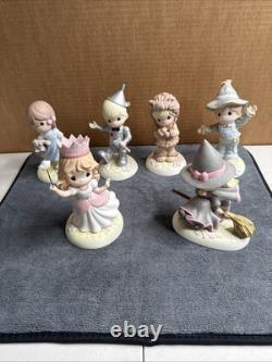 Precious Moments Wizard Of Oz Set Of 6 112022-25. 114033, 132013. SIGNED READ