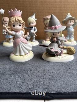 Precious Moments Wizard Of Oz Set Of 6 112022-25. 114033, 132013. SIGNED READ