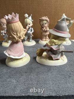 Precious Moments Wizard Of Oz Set Of 6 112022-25. 114033, 132013. SIGNED READ