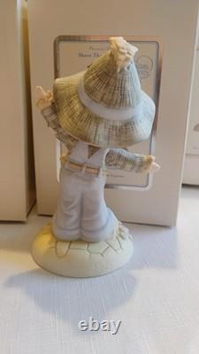 Precious Moments Wizard Of Oz set of 4 Dorothy, Tinman, Cowardly Lion, Scarecrow