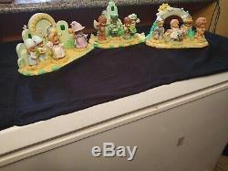 Precious Moments Wizard of Oz 15 Piece Set -Over Rainbow, Emerald City, Munchkin