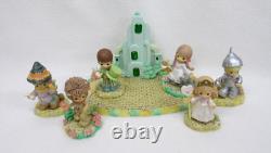 Precious Moments Wizard of Oz 6 Figurines Emerald City PLEASE READ