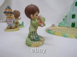 Precious Moments Wizard of Oz 6 Figurines Emerald City PLEASE READ