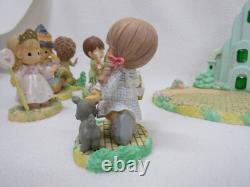 Precious Moments Wizard of Oz 6 Figurines Emerald City PLEASE READ