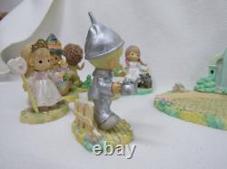 Precious Moments Wizard of Oz 6 Figurines Emerald City PLEASE READ